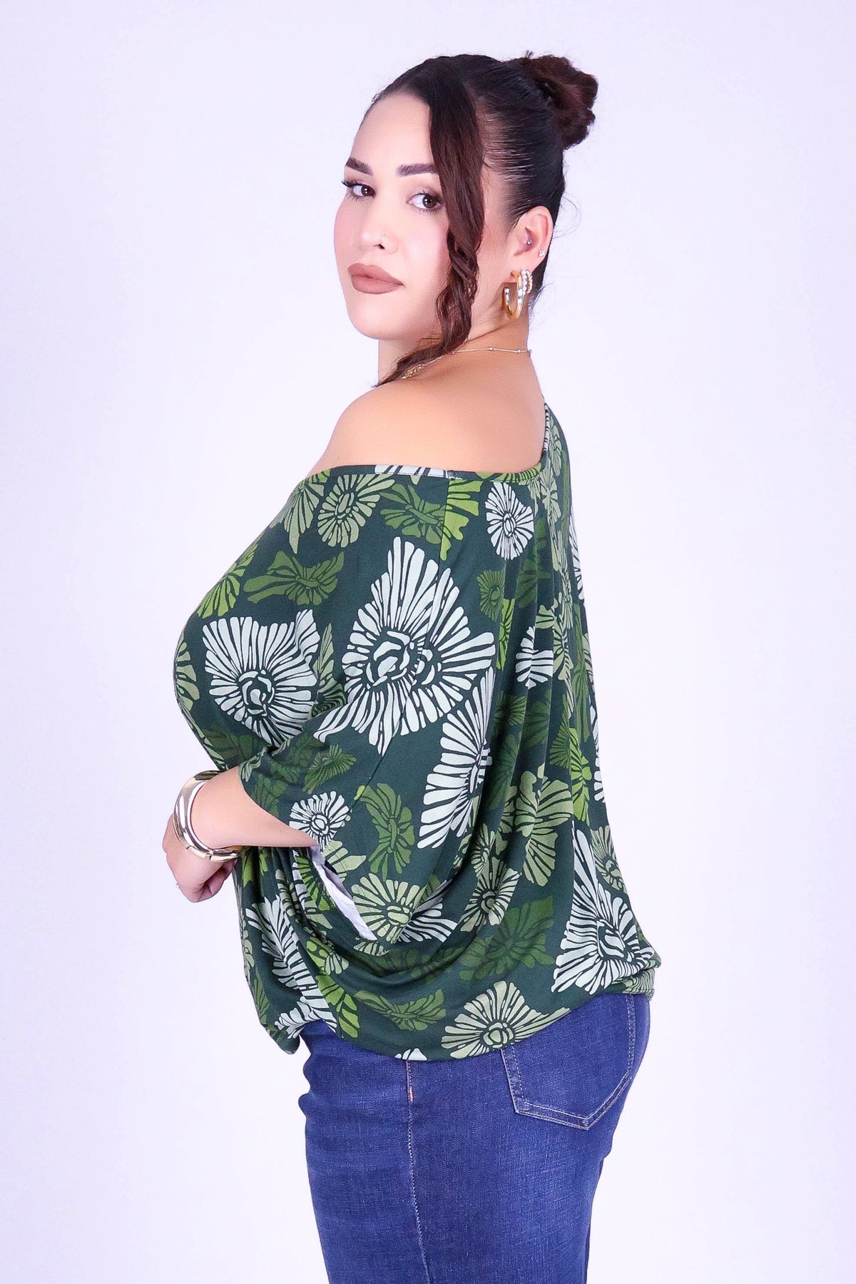 ISLAND OPIHI SHELLS DOLMAN TOP