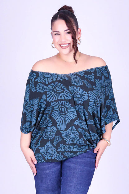 ISLAND OPIHI SHELLS DOLMAN TOP