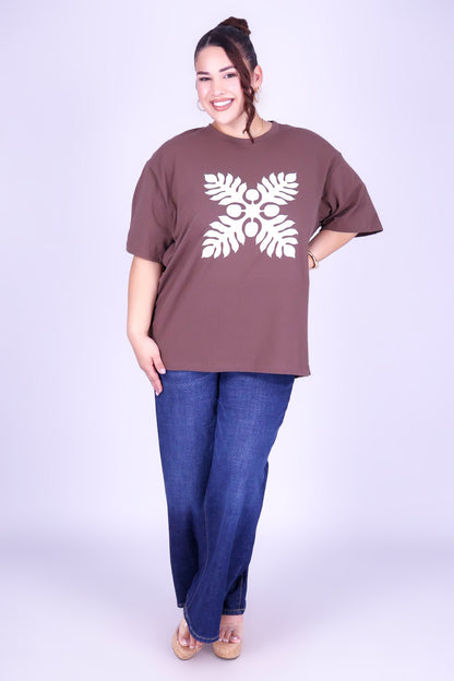 LAUAE QUILT OVERSIZED TEE