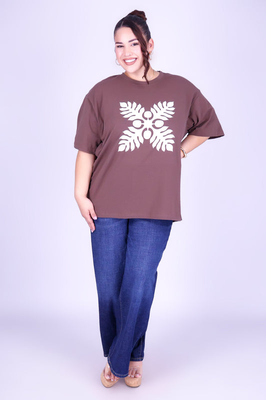 LAUAE QUILT OVERSIZED TEE