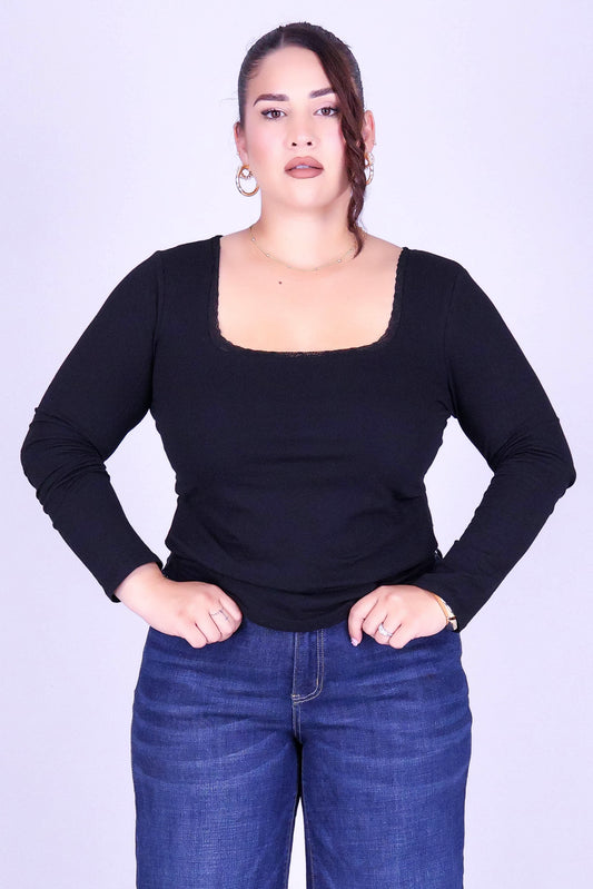 ON THE ROAD LONG SLEEVE TOP