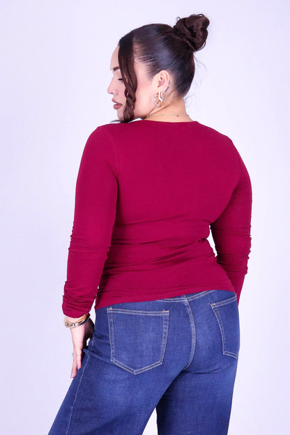 ON THE ROAD LONG SLEEVE TOP