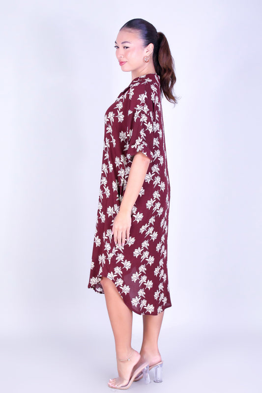 TUBEROSE BUTTON DOWN DRESS