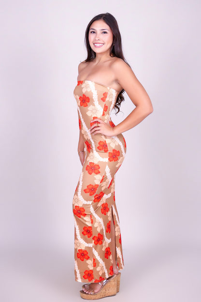 HAU PIKAKE MIDI TUBE DRESS