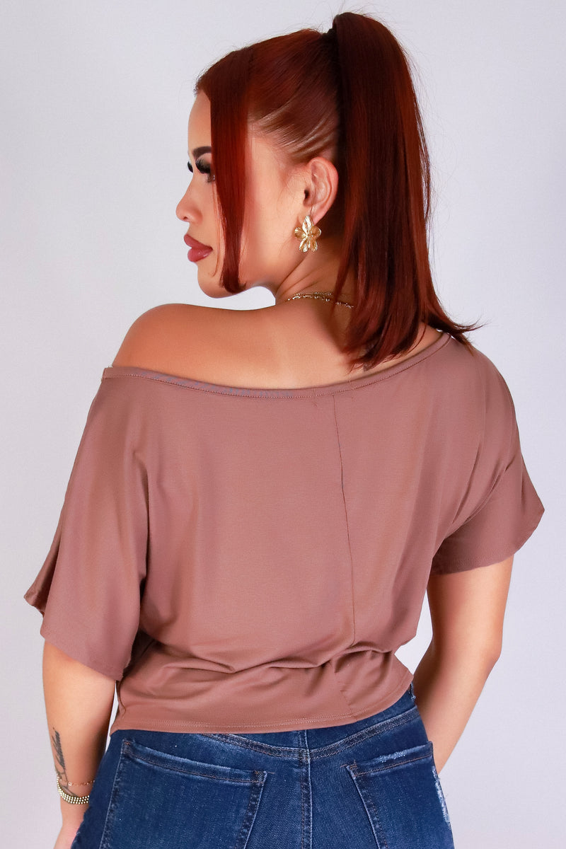 Jeans Warehouse Hawaii - S/S SCREEN - HIBISCUS OFF SHOULDER TOP | By LUZ