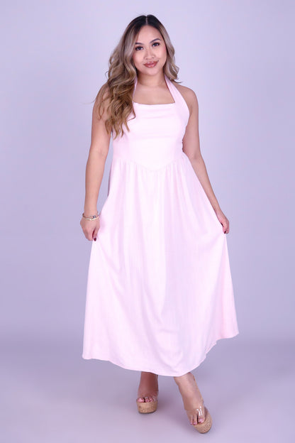 STOLEN GLANCES MIDI DRESS