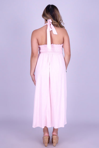 STOLEN GLANCES MIDI DRESS