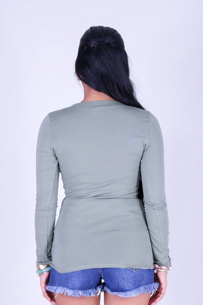 VERY RELAXED LONG SLEEVE TOP