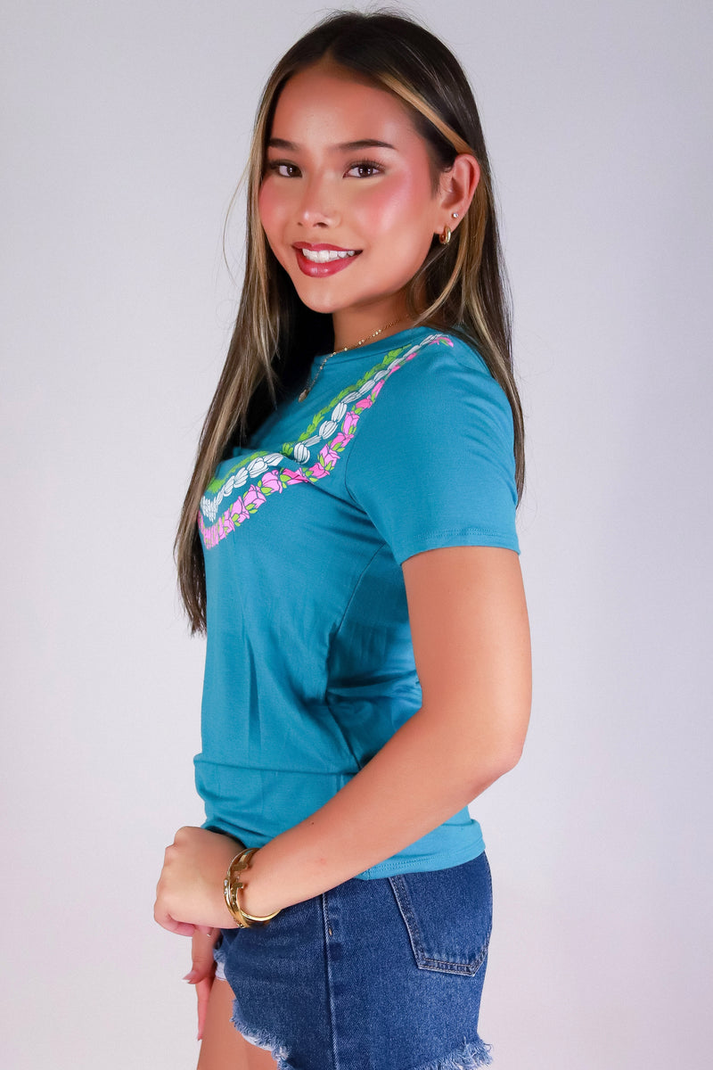 Jeans Warehouse Hawaii - S/S SCREEN - EKOLU SWEET LEI | By LUZ