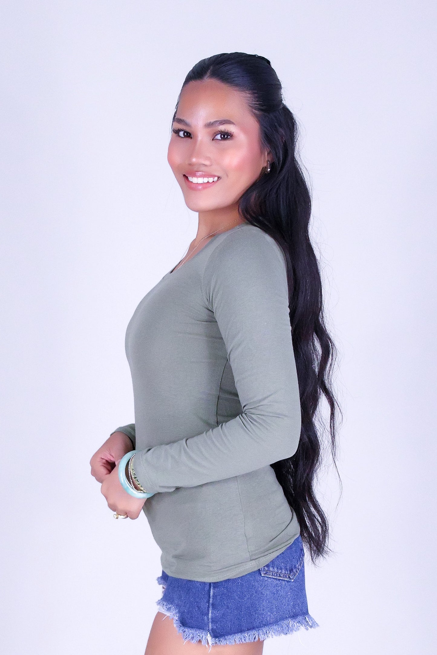 JUST A CUTIE LONG SLEEVE TOP