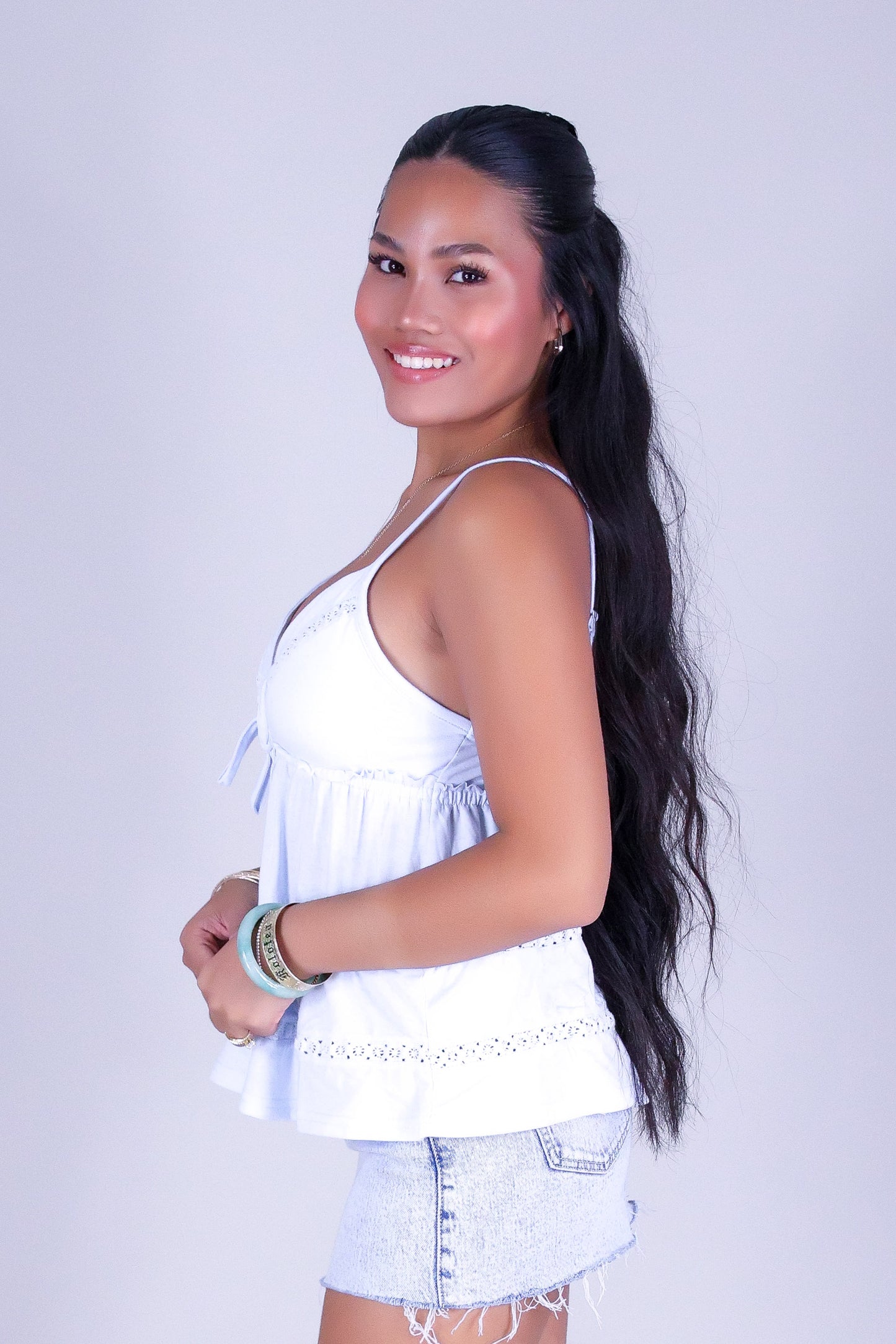 MOONLACE BABYDOLL TOP