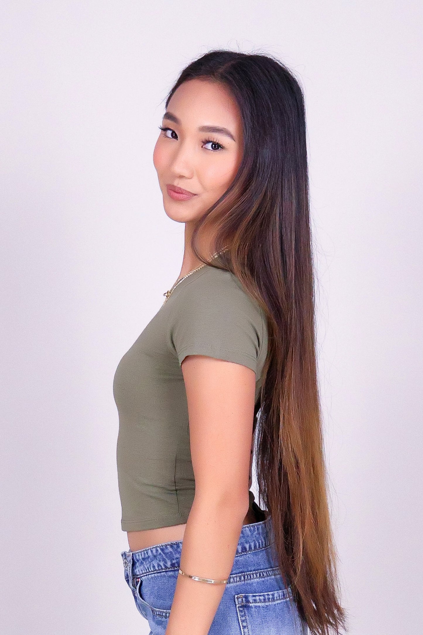 DAILY FORM CROP BASIC TEE