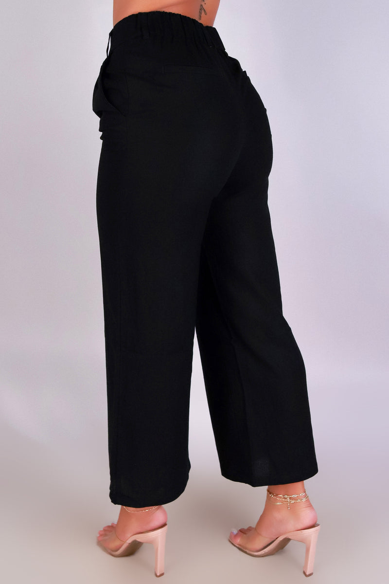 Jeans Warehouse Hawaii - SOLID WOVEN CAPRI&