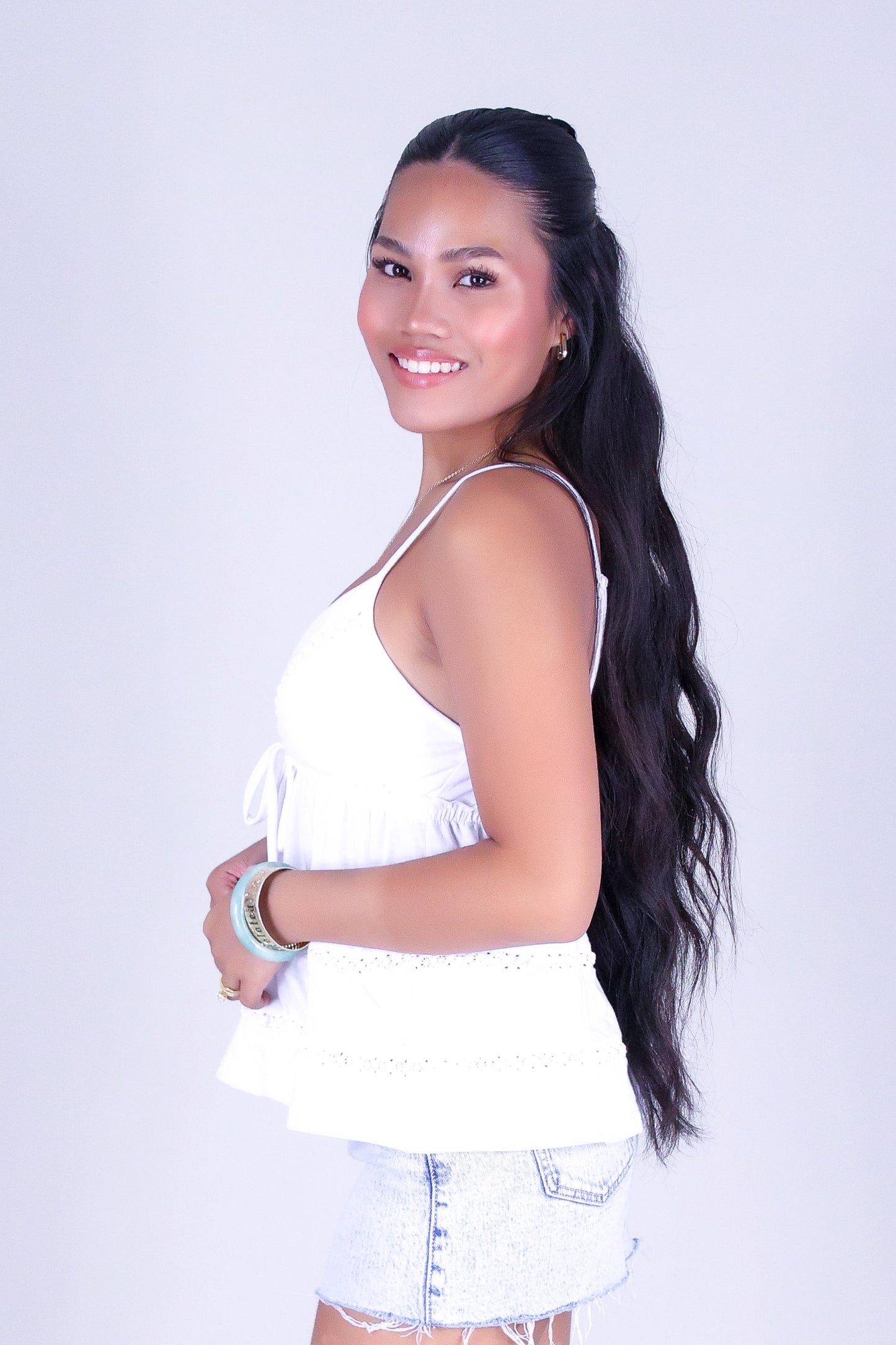 MOONLACE BABYDOLL TOP