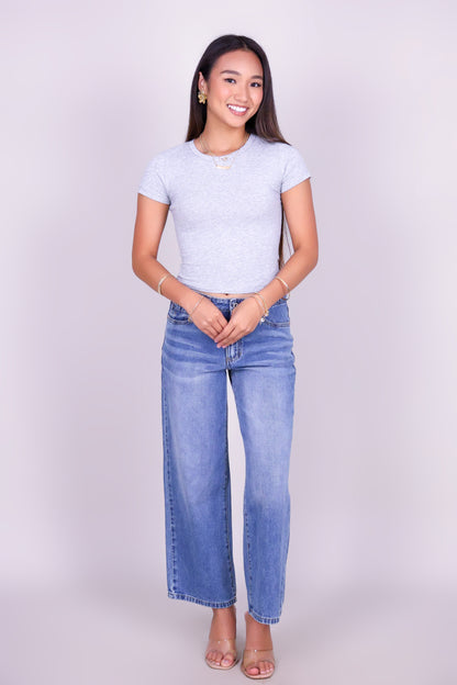 DAILY FORM CROP BASIC TEE