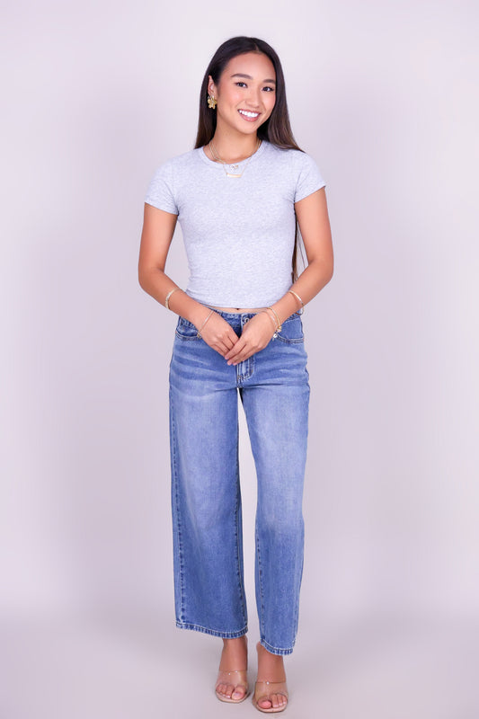 DAILY FORM CROP BASIC TEE
