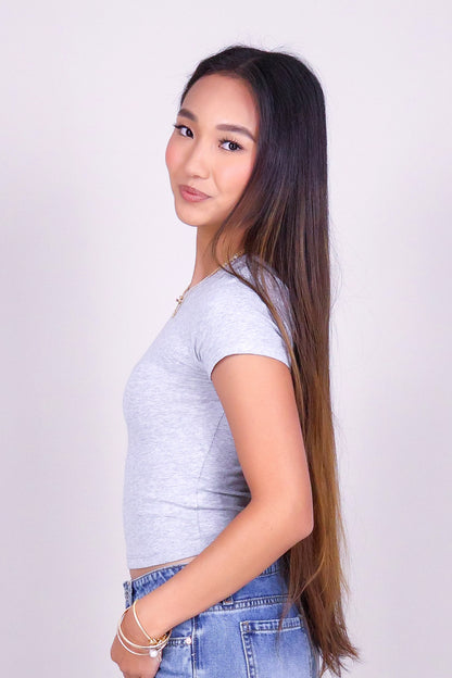 DAILY FORM CROP BASIC TEE