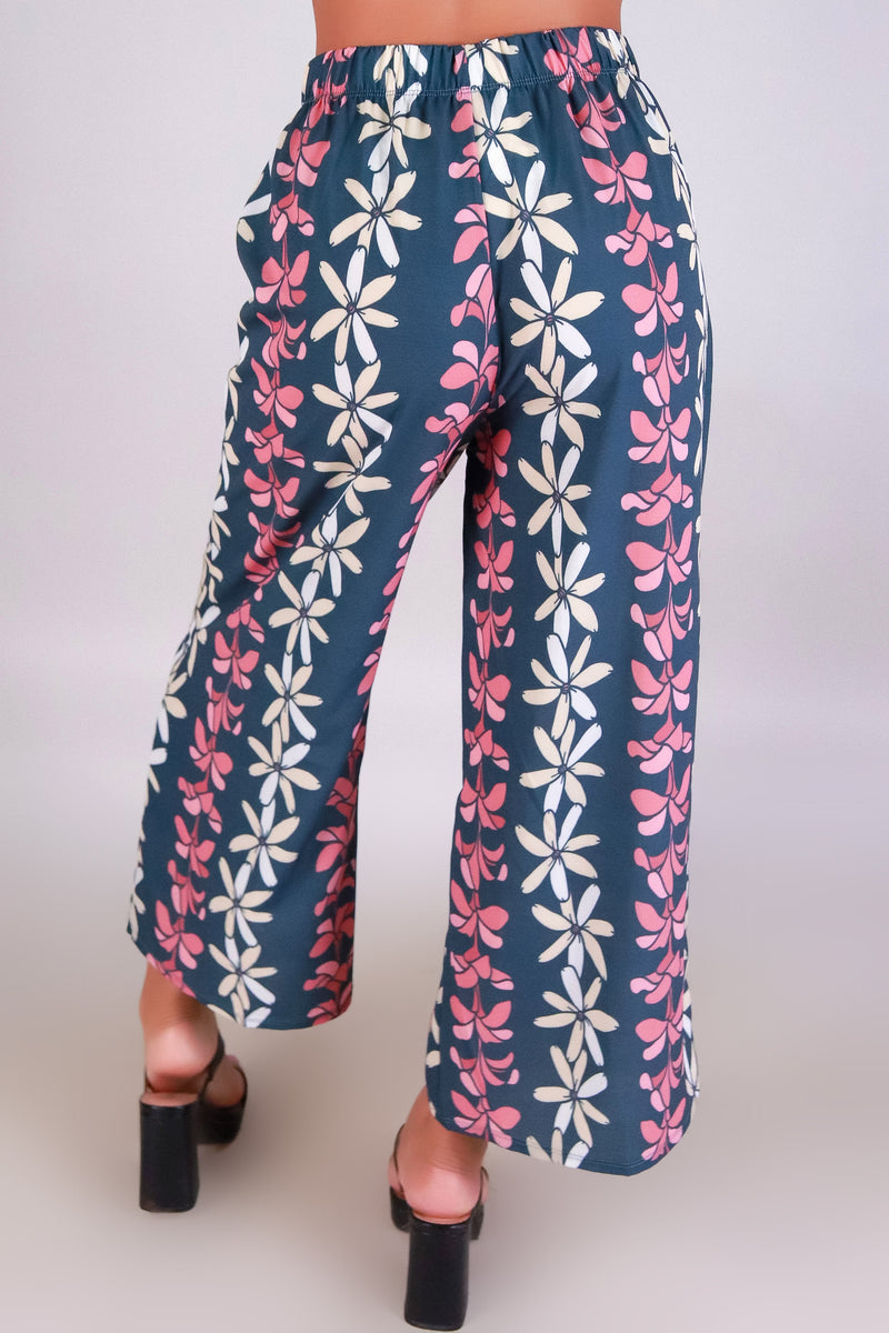 Jeans Warehouse Hawaii - PRINT WOVEN CAPRI&