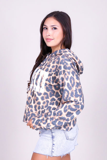 HAWAII LEOPARD HOODIE