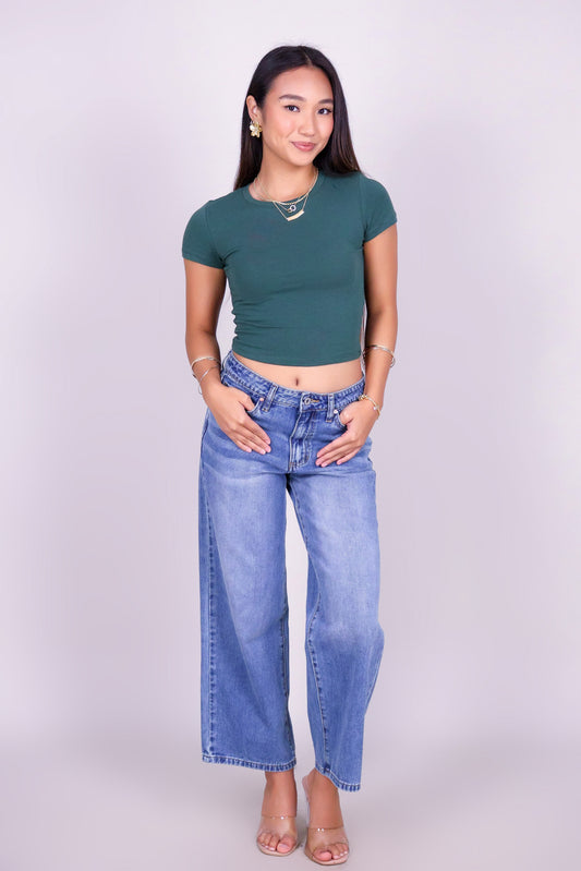 DAILY FORM CROP BASIC TEE
