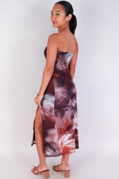 Jeans Warehouse Hawaii - TUBE LONG PRINT DRESSES - SHEER DESIRE TUBE DRESS | By MEEK DBA LAC BLEU