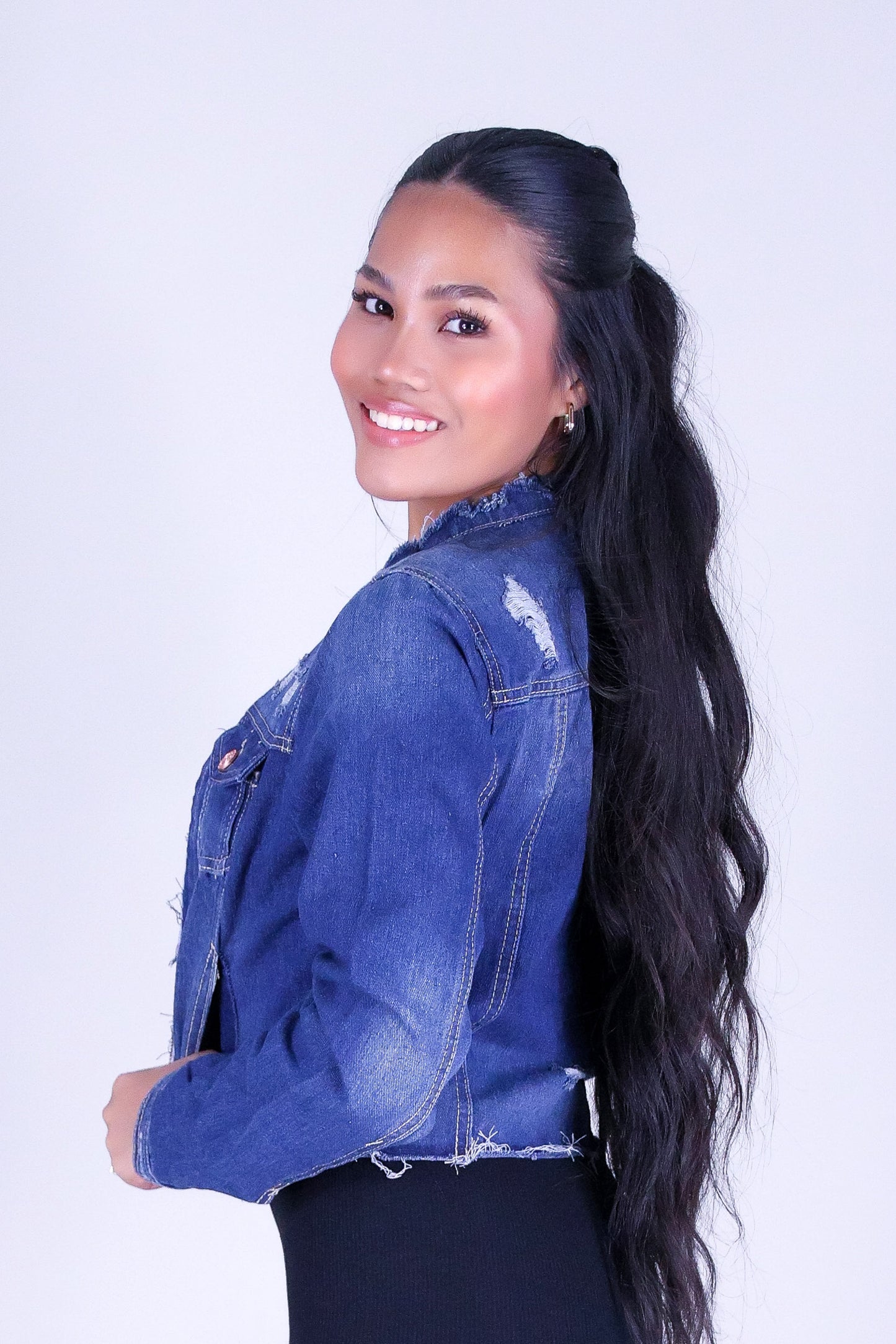 NIGHT RIDER MOTO DENIM JACKET