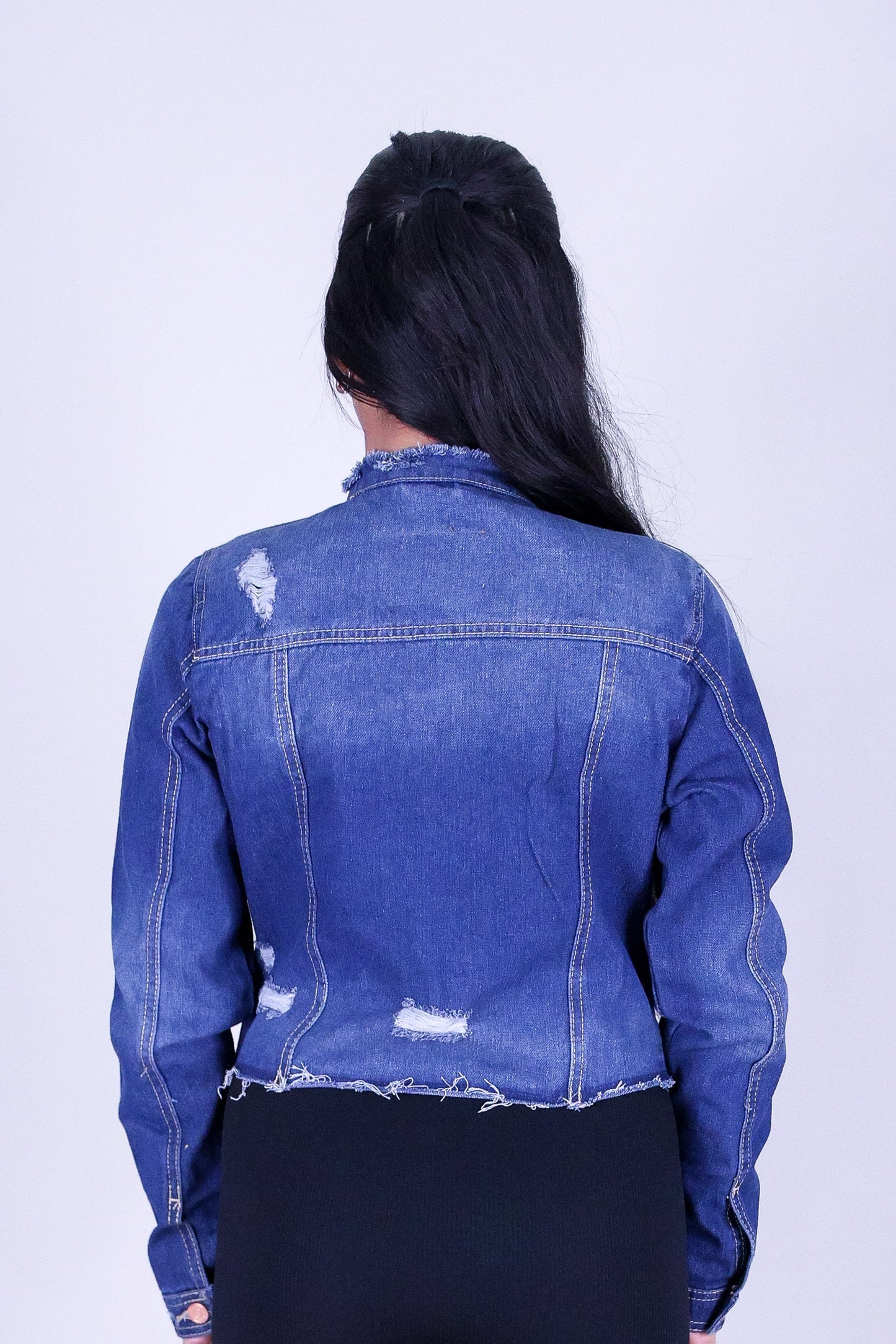 NIGHT RIDER MOTO DENIM JACKET