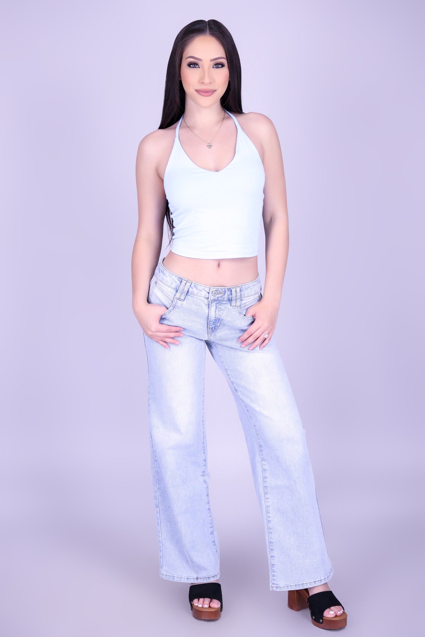 ALL OVER AGAIN HALTER TOP