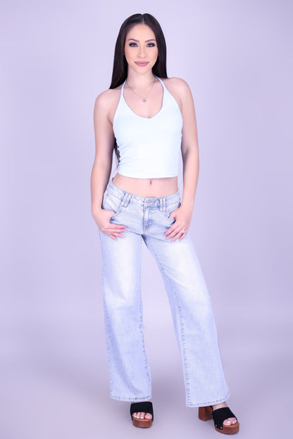 ALL OVER AGAIN HALTER TOP