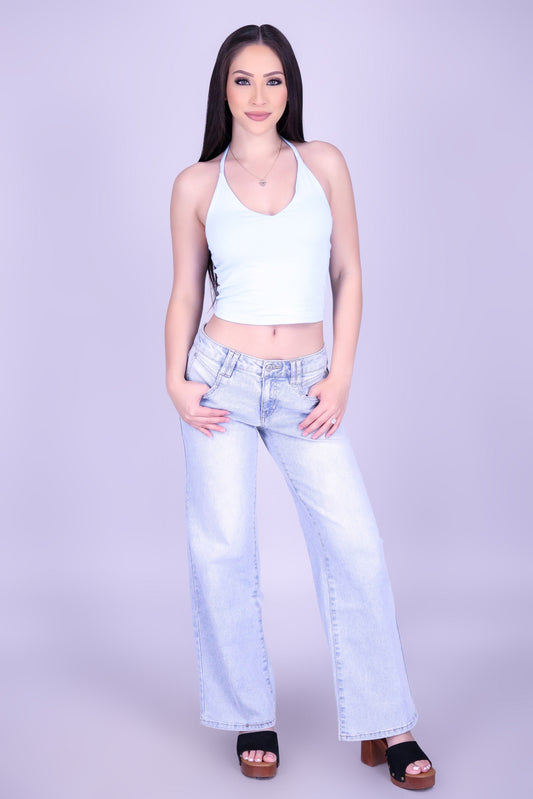 ALL OVER AGAIN HALTER TOP