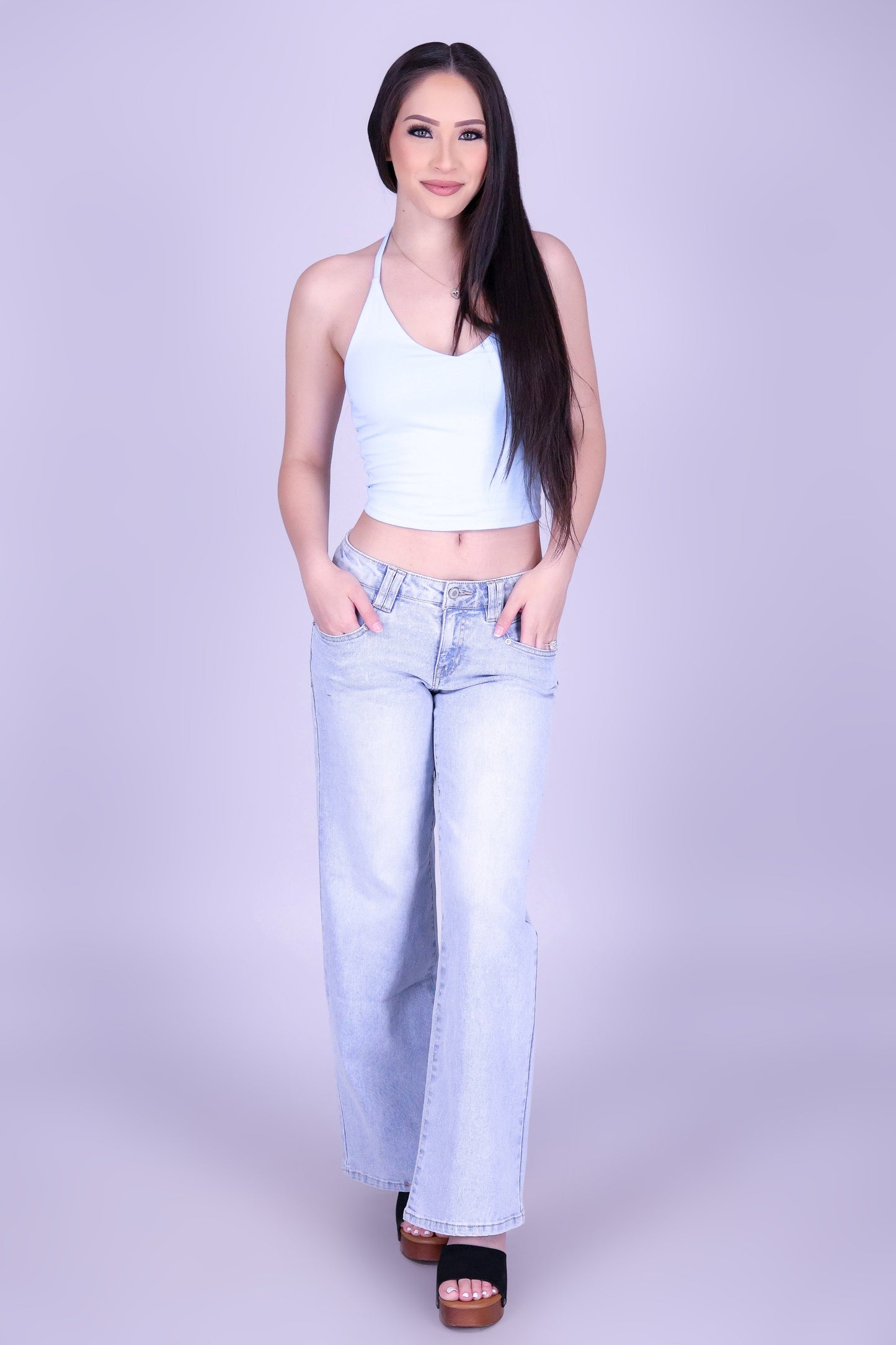 LIVE IN DENIM LOW RISE JEANS