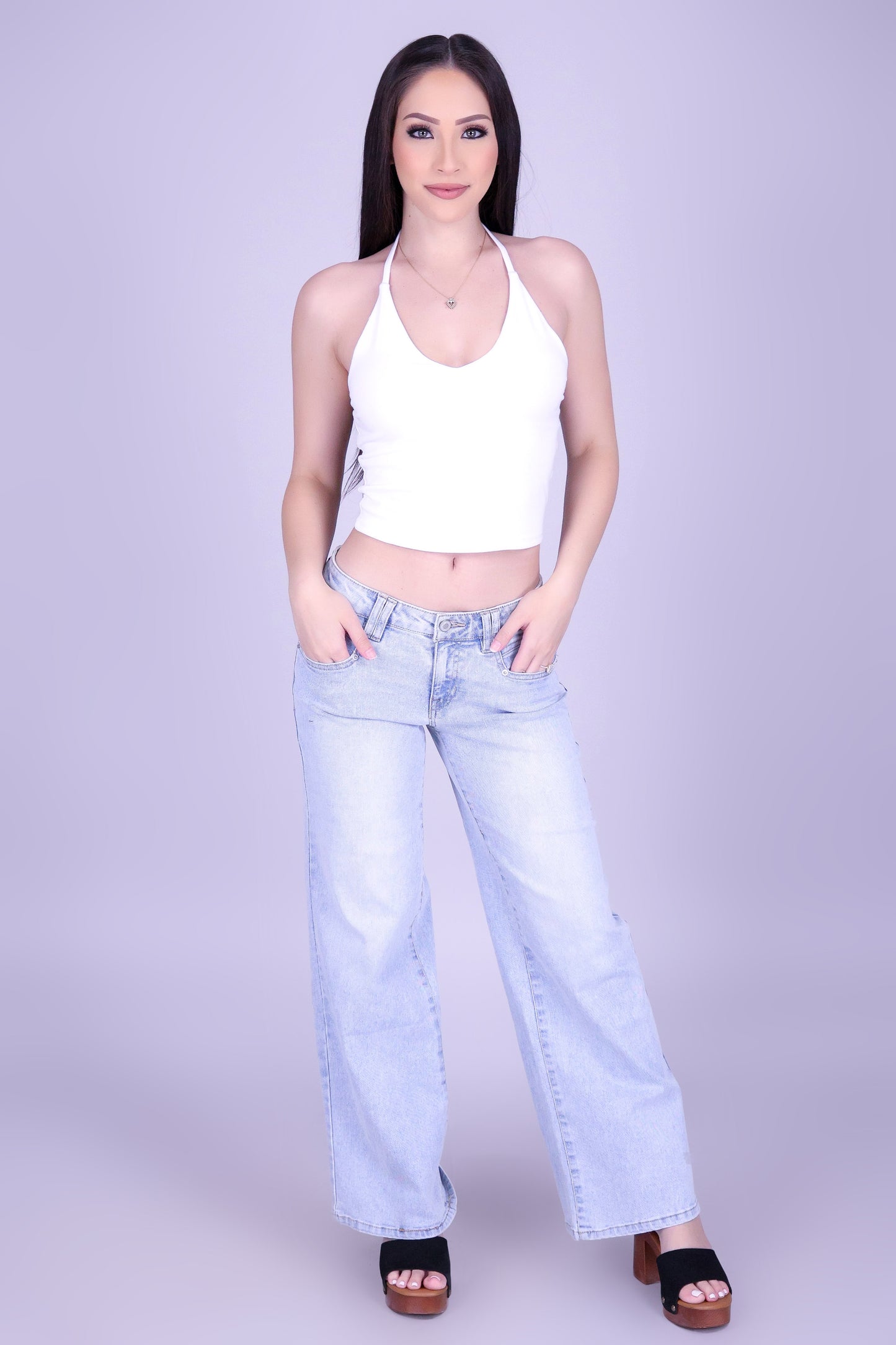 ALL OVER AGAIN HALTER TOP