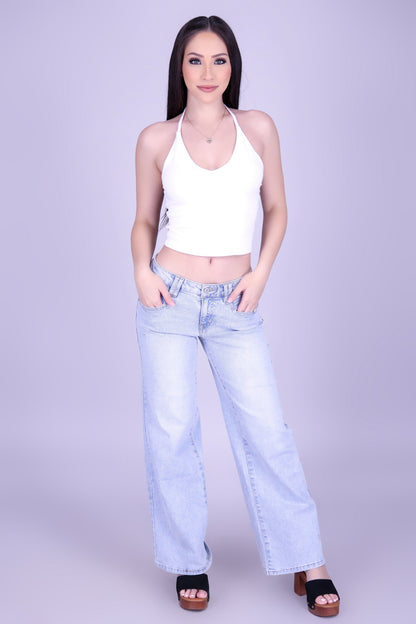 ALL OVER AGAIN HALTER TOP