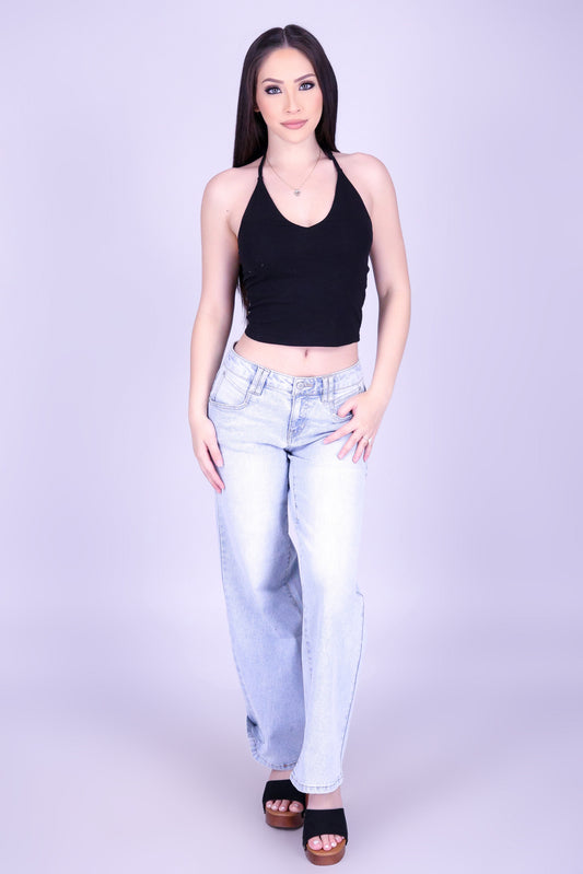 ALL OVER AGAIN HALTER TOP