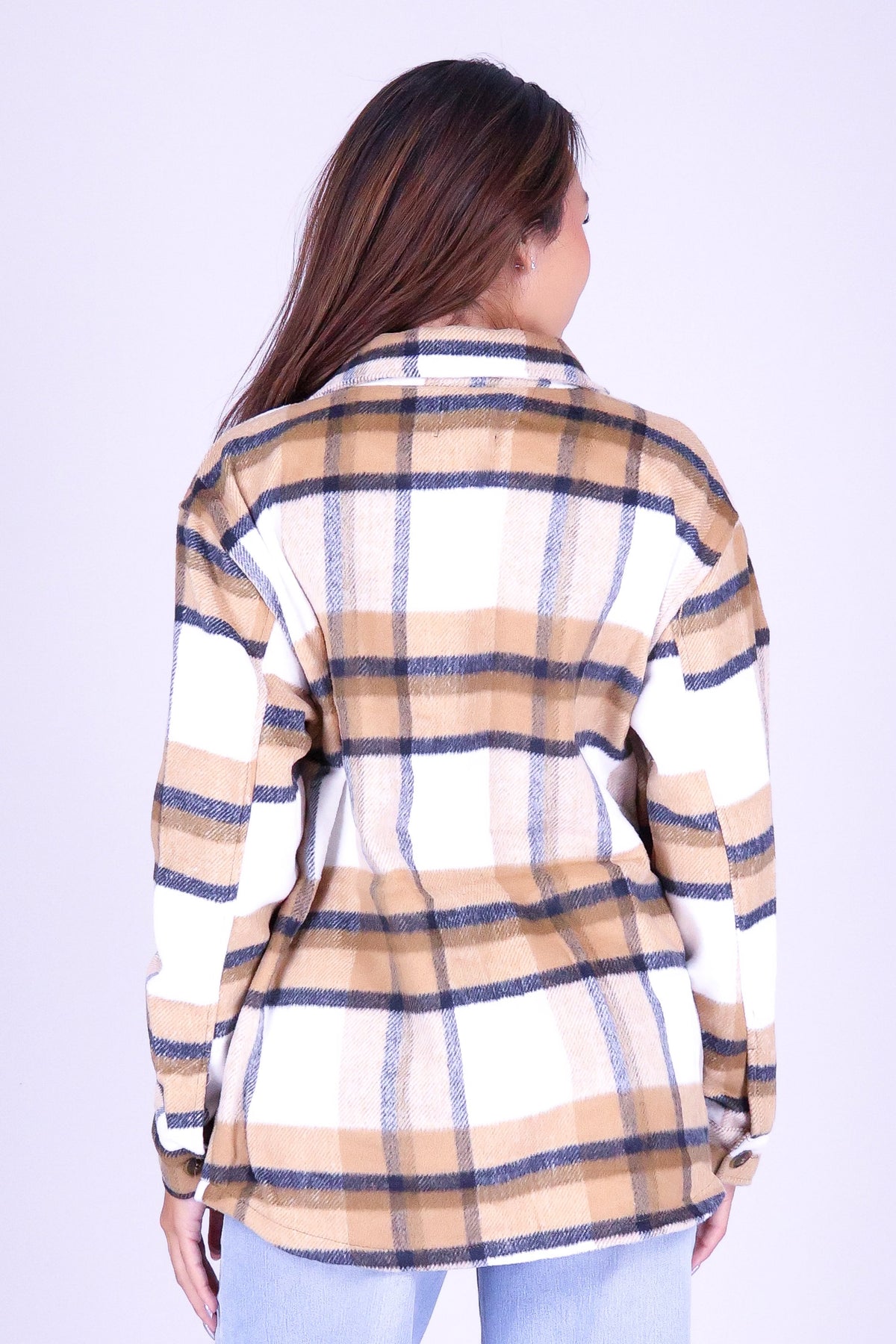 THE LONG WEEKEND PLAID SHACKET