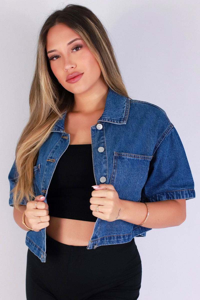 Jeans Warehouse Hawaii - DENIM JACKETS - DENIM CUTIE JACKET | By ACTIVE USA