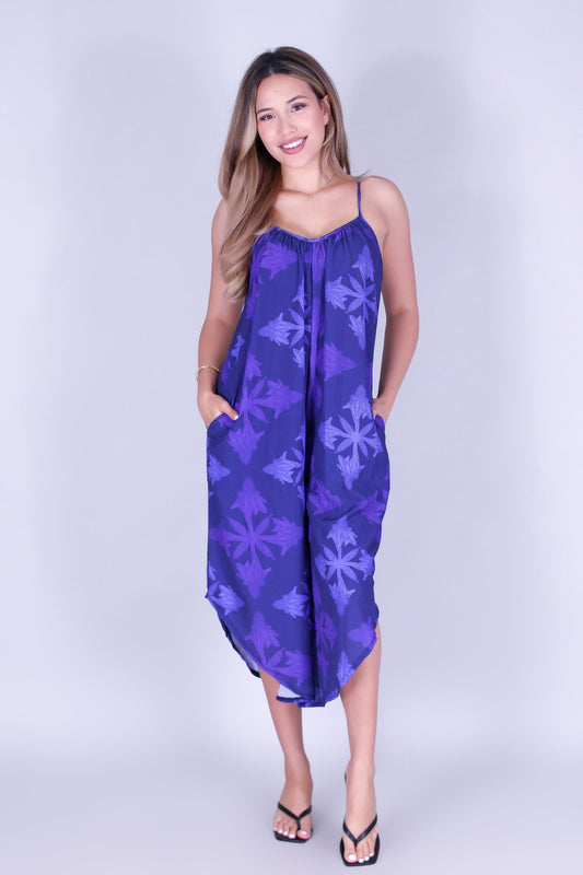 TORCH GINGER QUILT NO WAIST JUMPSUIT