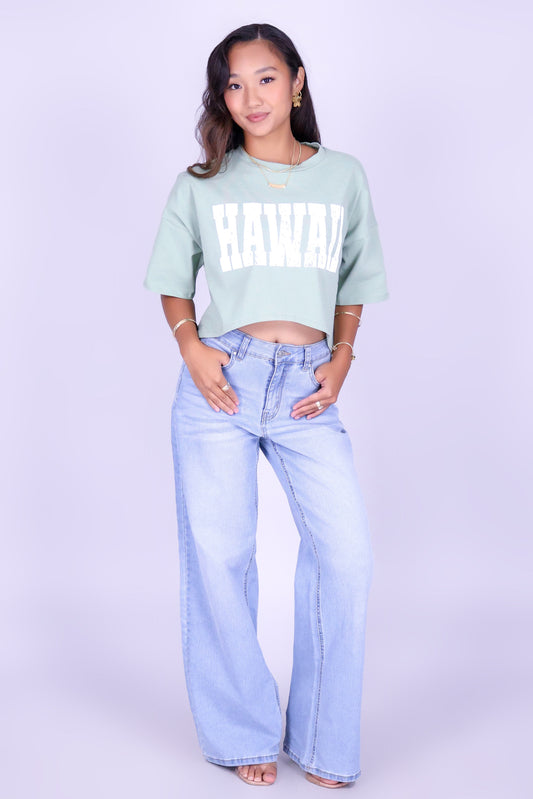 HAWAII CROP TEE