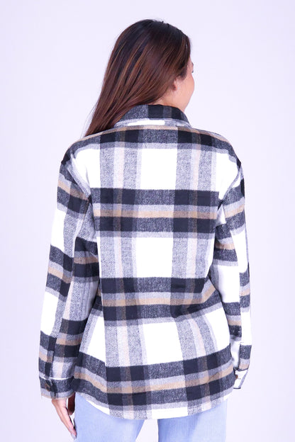 THE LONG WEEKEND PLAID SHACKET