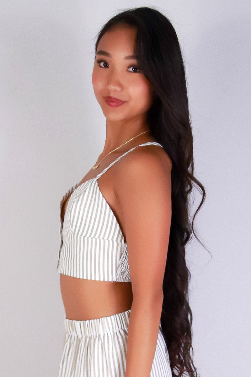 Jeans Warehouse Hawaii - MATCHING SEPARATES - MADE YOU LOOK CROP TOP | By LOVE POEM
