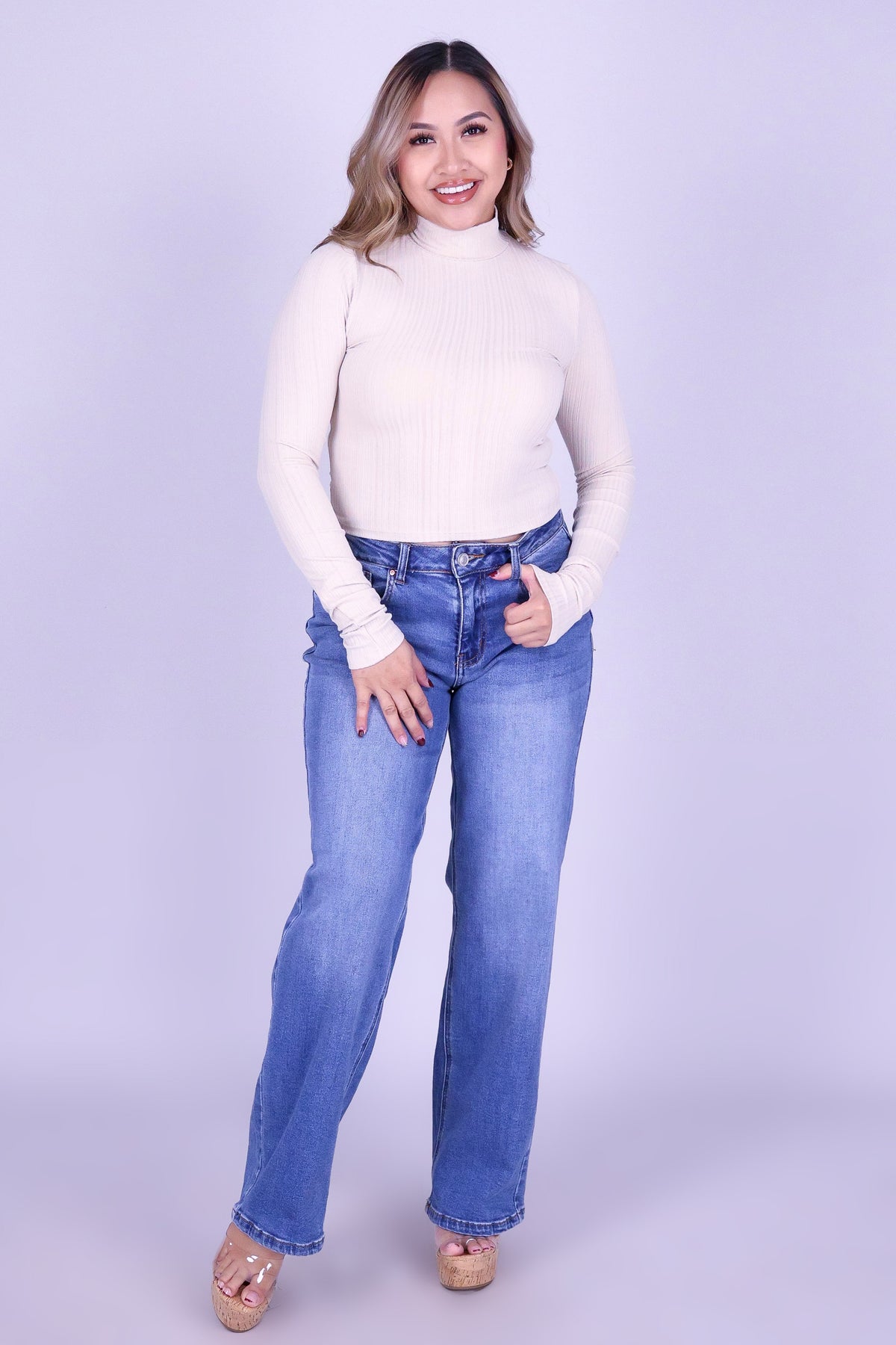 SIMPLY ESSENTIAL LONG SLEEVE TOP