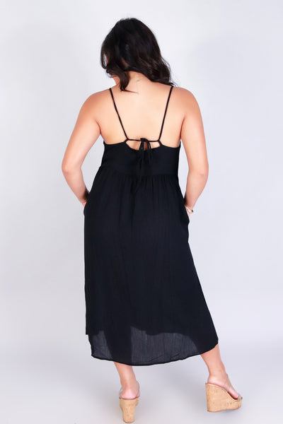 FLIRT AND FLOW MIDI DRESS