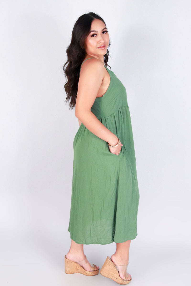 FLIRT AND FLOW MIDI DRESS