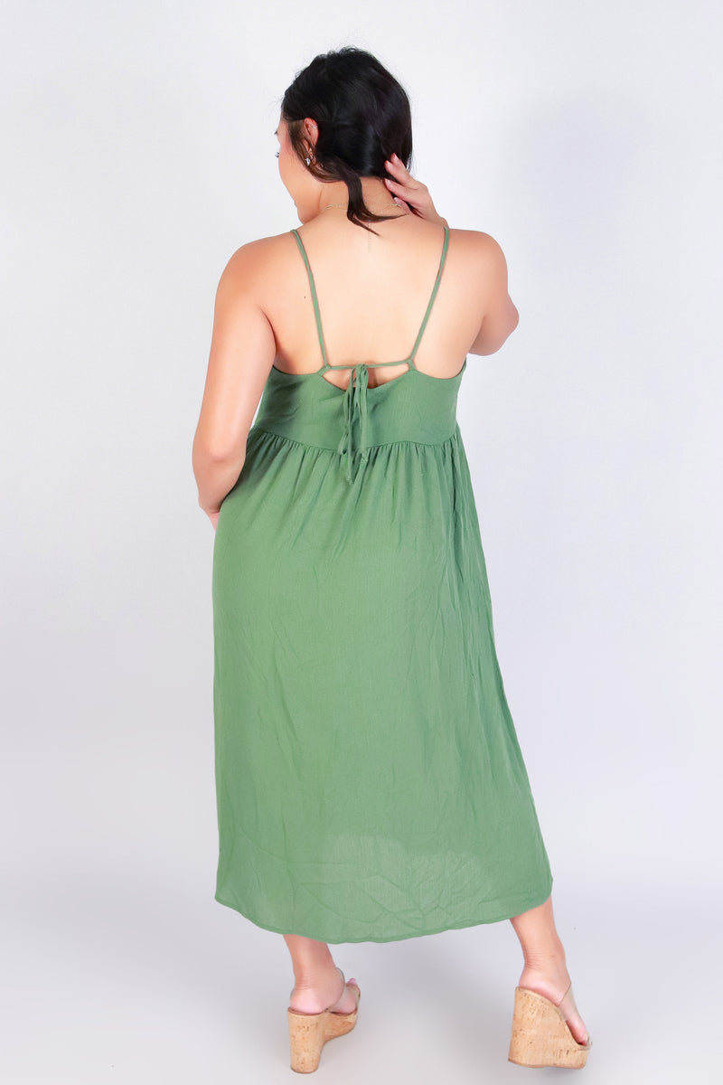FLIRT AND FLOW MIDI DRESS