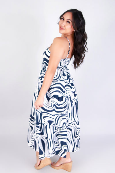 MEADOW TWIRL MIDI DRESS