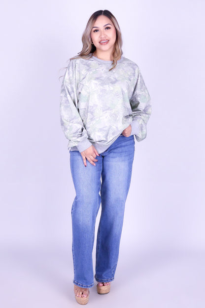 NO TRACE TREE CAMO SWEATER