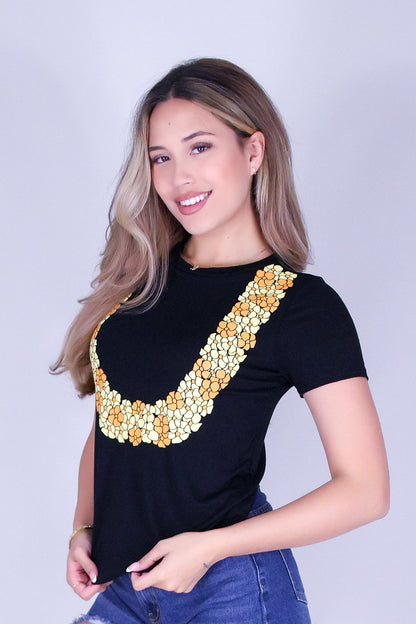 CLUSTERED PUAKENIKENI TEE