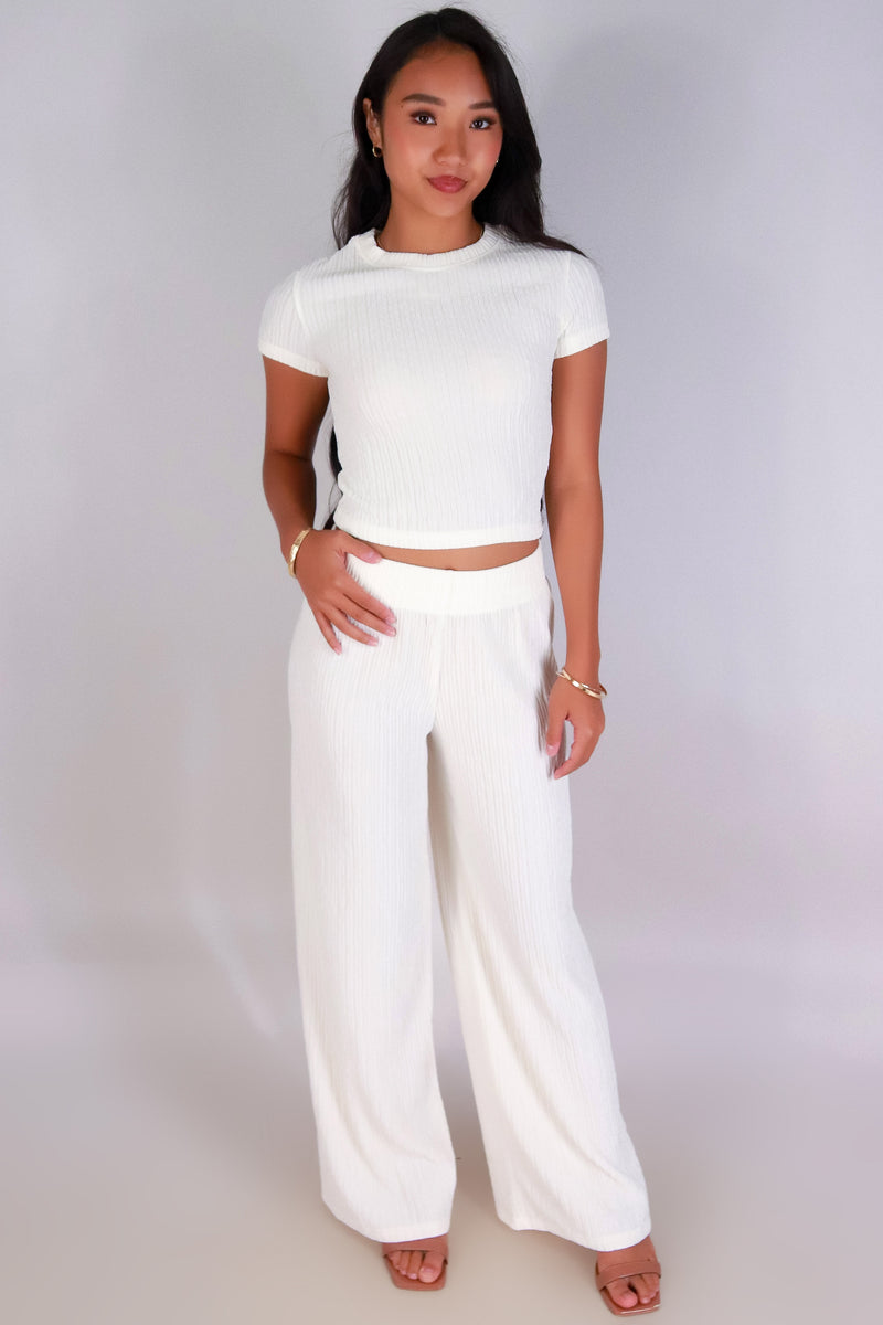 Jeans Warehouse Hawaii - MATCHING SEPARATES - CHIC IN MOTION PANTS | By LOVE POEM