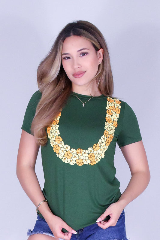 CLUSTERED PUAKENIKENI TEE