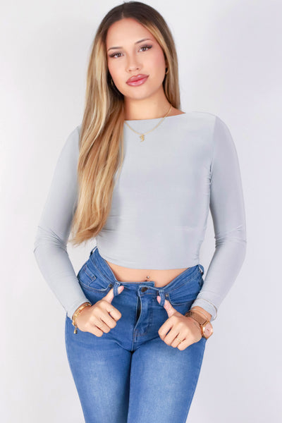 Jeans Warehouse Hawaii - LS CASUAL SOLID - HAVE IT YOUR WAY TOP | By POPULAR 21